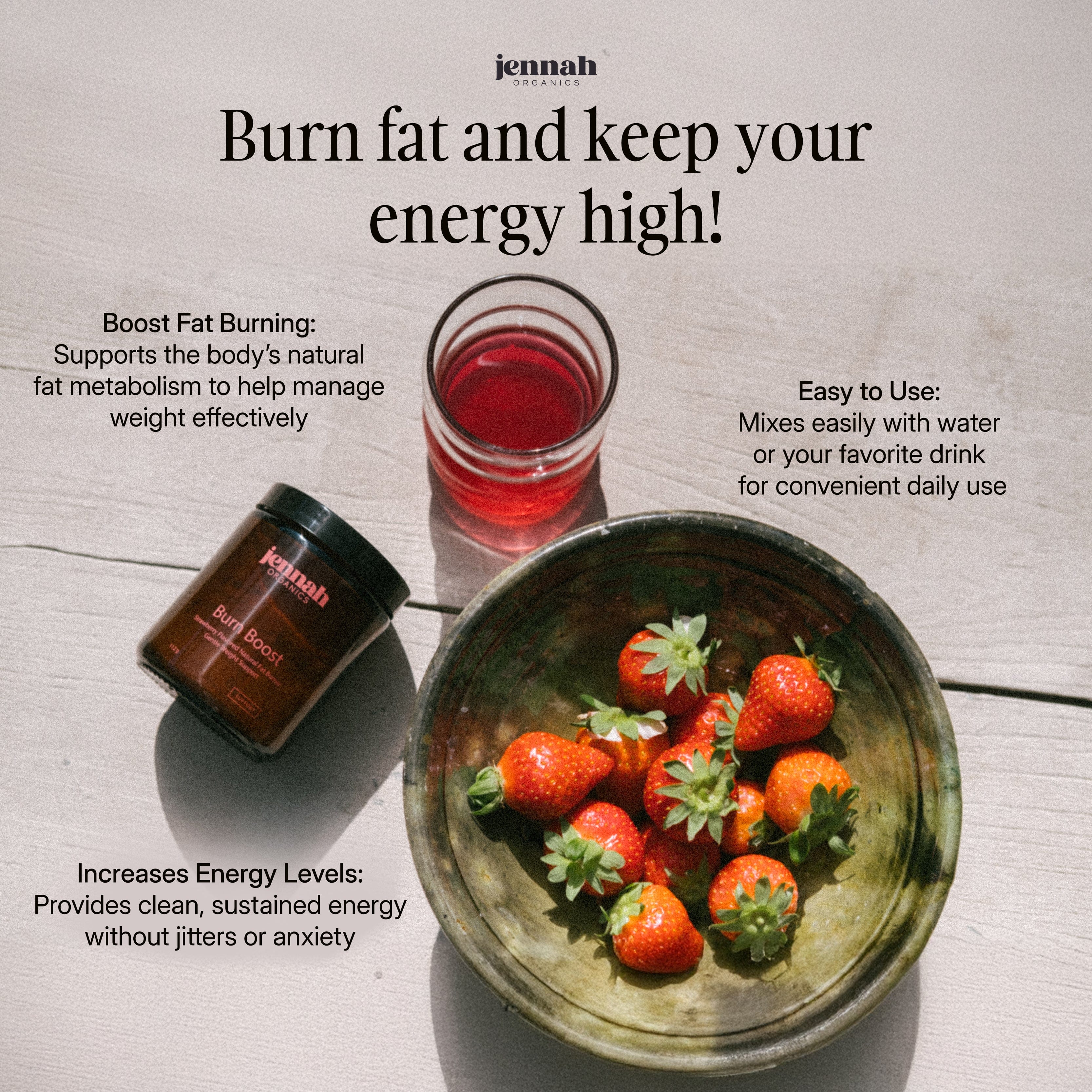 Burn Boost | Caffeine-Free Fat Burner with Prebiotics
