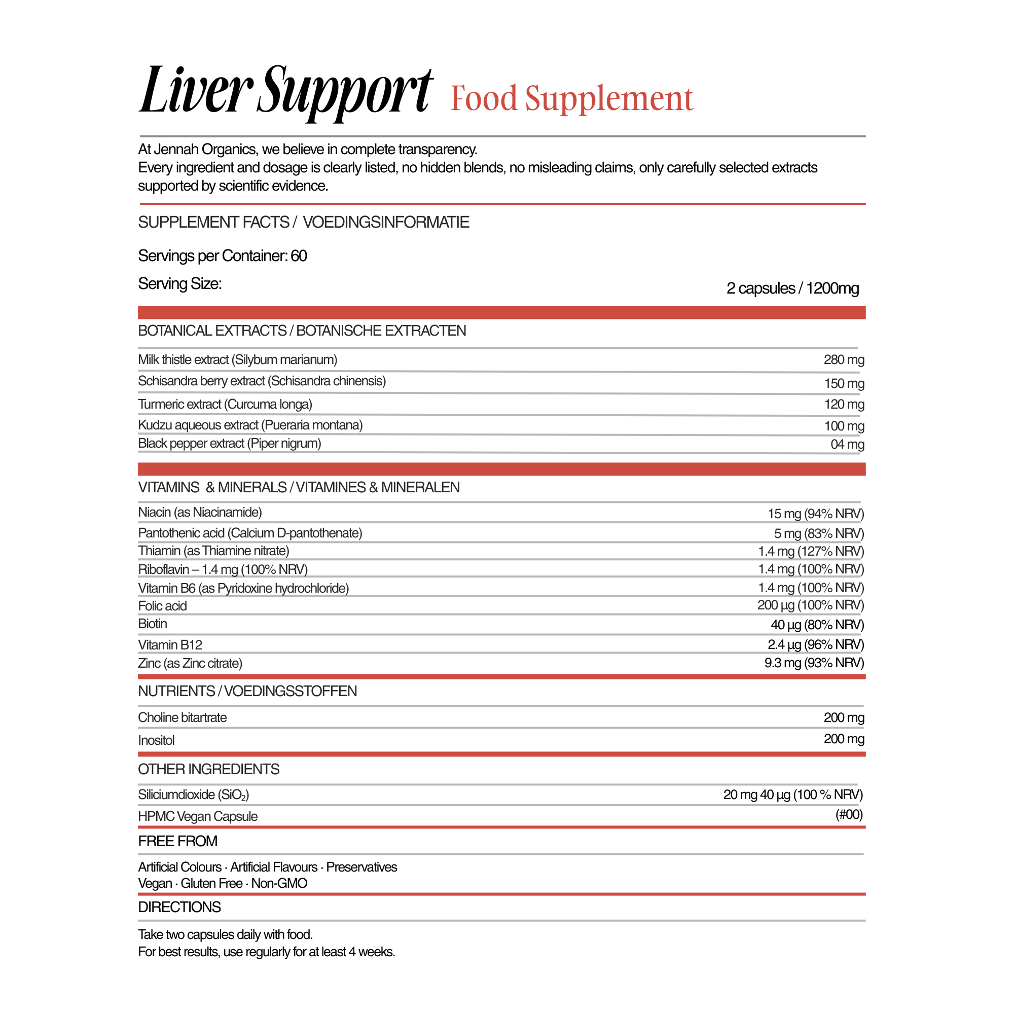 Liver Support | Liver Detox & Cellular Protection with Milk Thistle & Schisandra