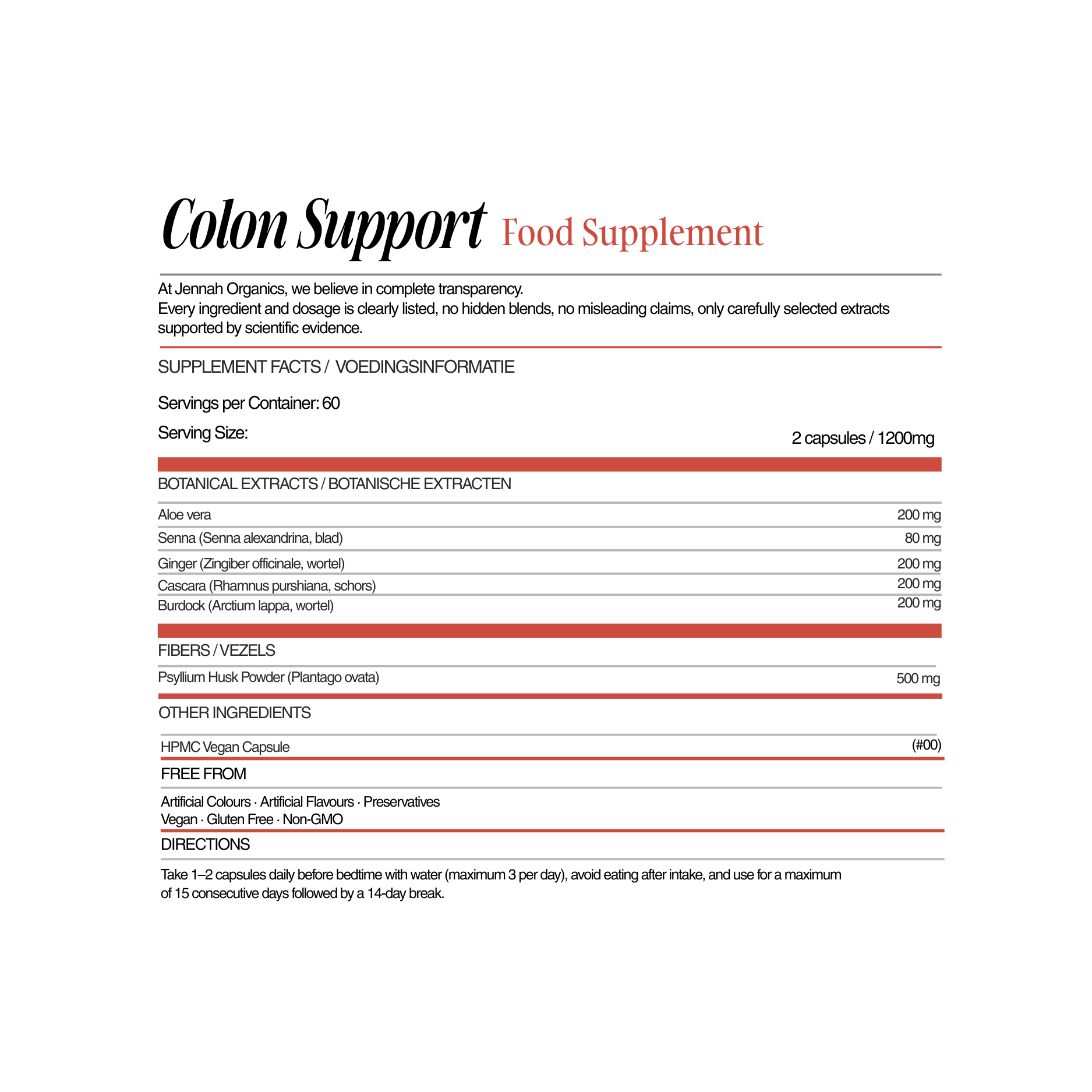 Flat Belly Colon Support | Eliminate parasites, cleanse your intestines, and feel lighter