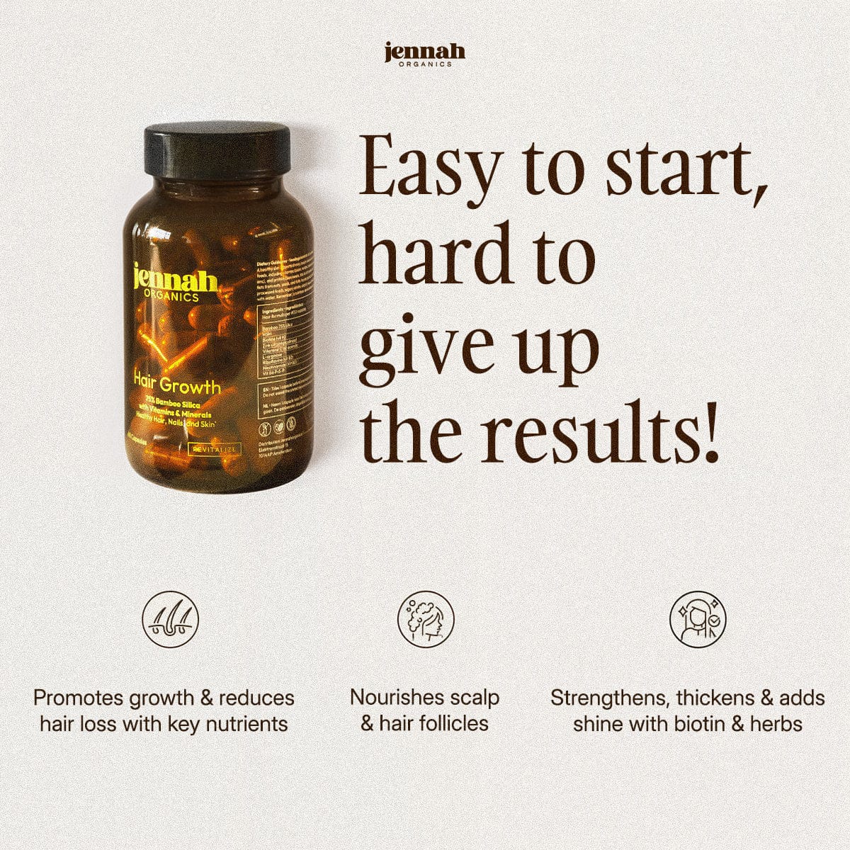 Hair Growth | With Spermidine & Pea Sprout Extract for Stronger Hair