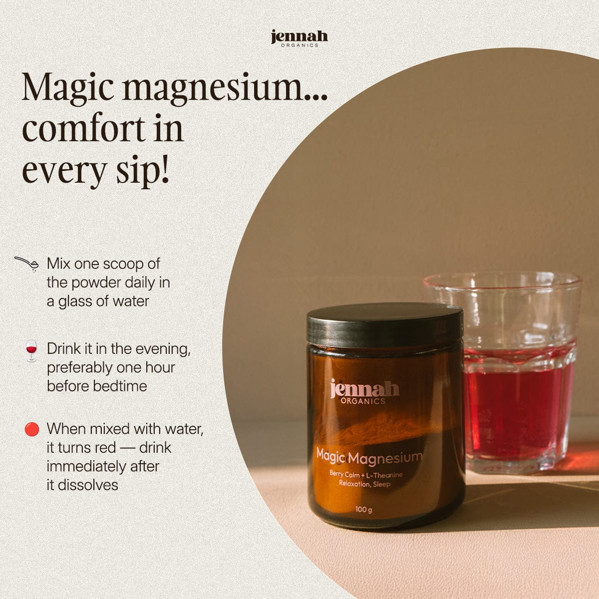 Magic Magnesium | Triple Magnesium & L-Theanine for Calm & Focus